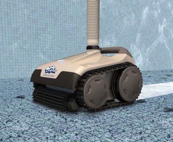 混合铂泳池自动吸污机-海豚自动清洗机-海豚全自动清洁机器人